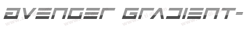 Avenger Gradient字体转换